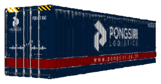 Pongsiri 40′ high cube dry container